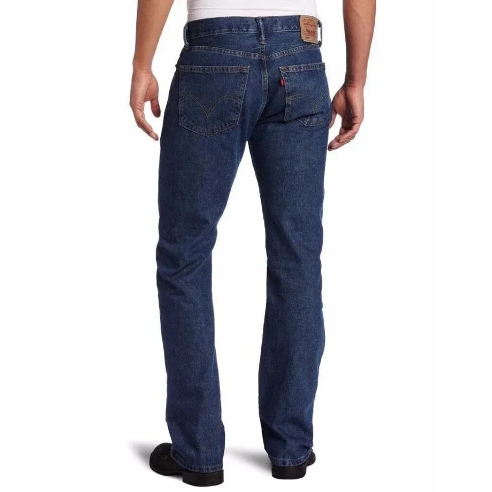 NWOT Levis 505 Straight Leg Men's Jeans W34 L32 Blue Denim
